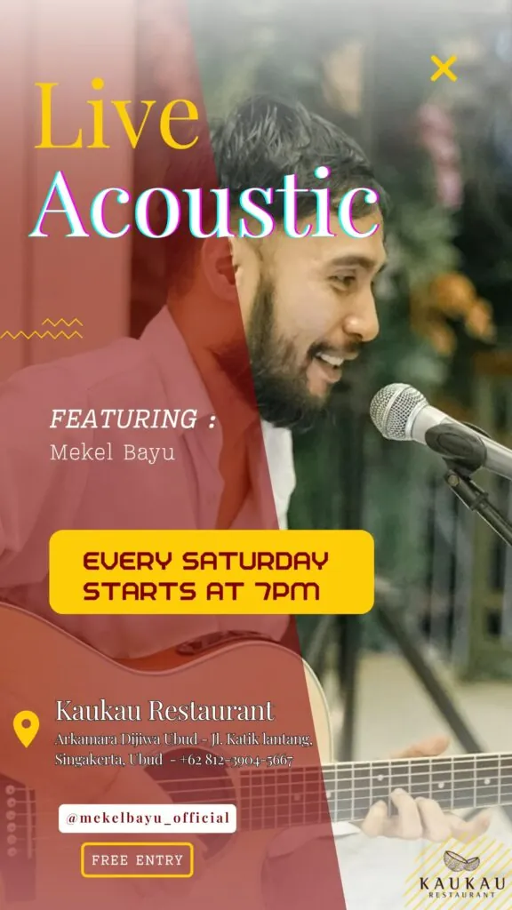 Live Acoustic Night w/ Mekel Bayu — афиша