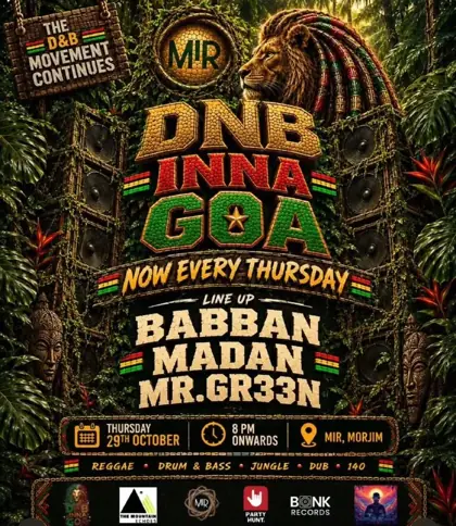 DnB inna GOA — афиша