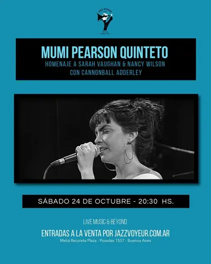 MUMI PEARSON quinteto - CLASSIC! — афиша