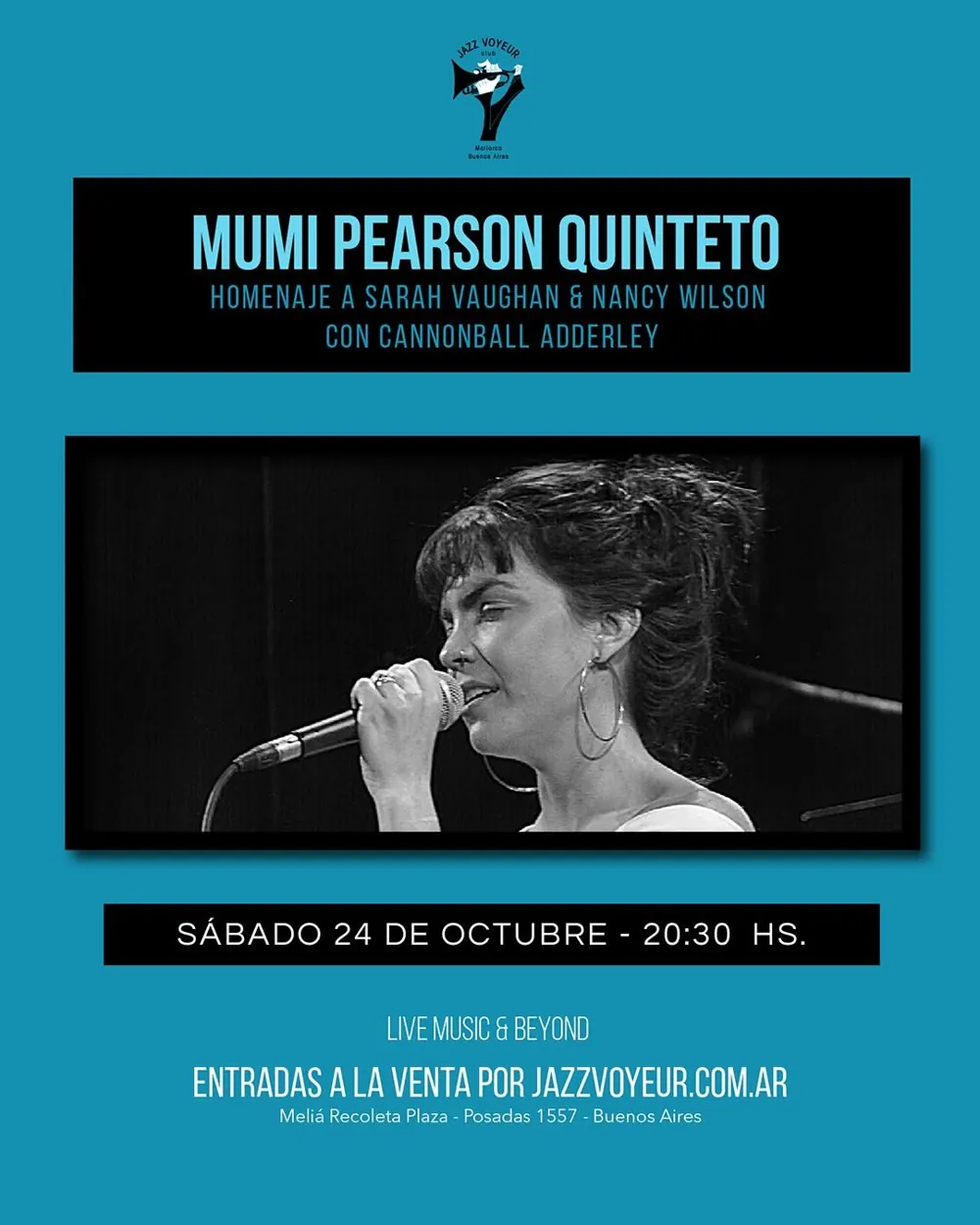MUMI PEARSON quinteto - CLASSIC! — афиша