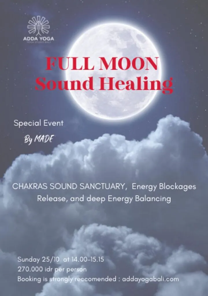 Full Moon Sound Healing Ceremony w/ Made Seramaputra — афиша
