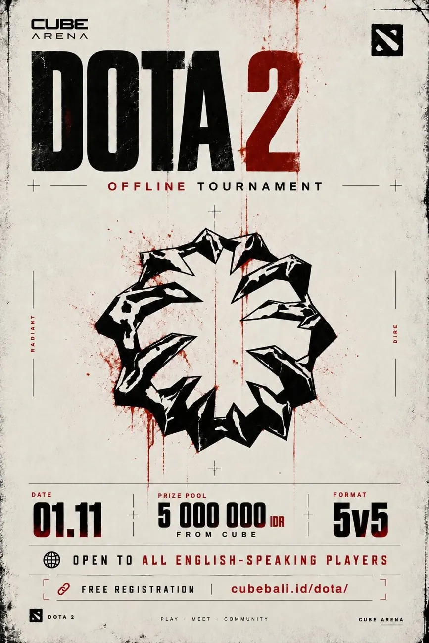Турнир по Dota 2 в CUBE, Джимбаран — 1 ноября — афиша