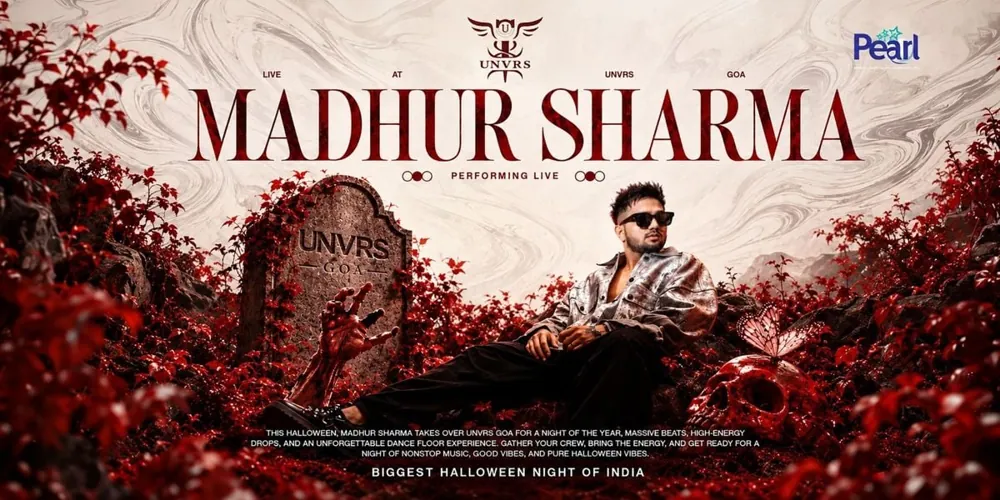 Madhur Sharma Live at UNVRS Goa - 31 October — афиша