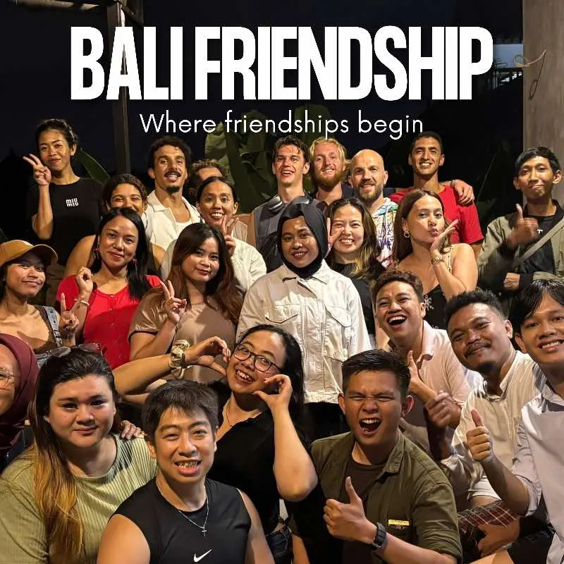 BALI FRIENDSHIP - WEEKLY GATHERING — афиша