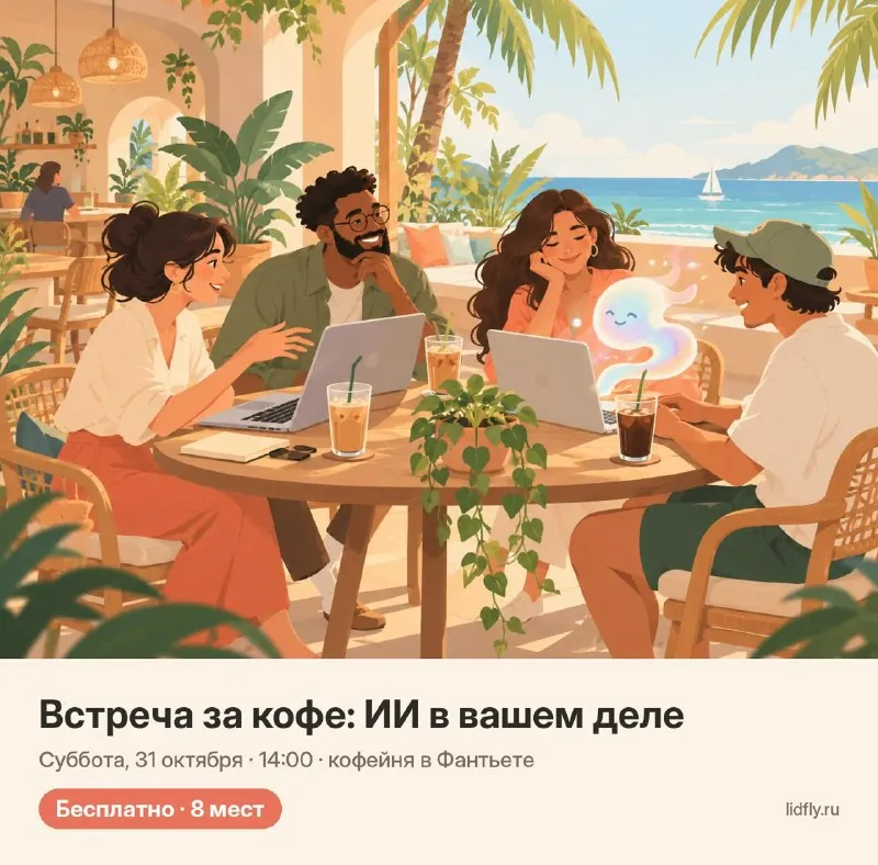 Встреча за кофе: ИИ в вашем деле — афиша