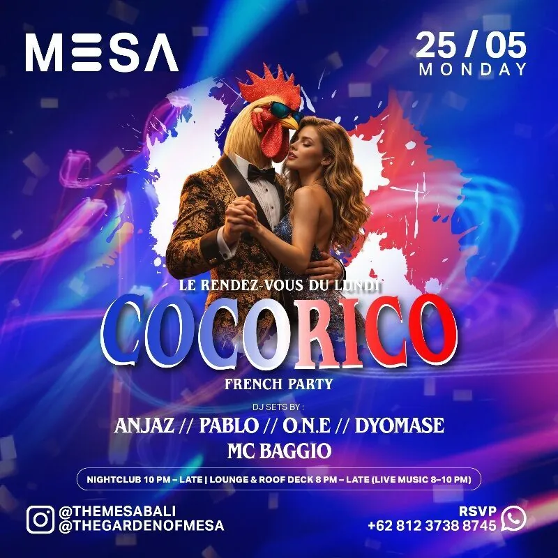 Cocorico French Party: Afrobeats, Hip-Hop, and Shatta Night — афиша