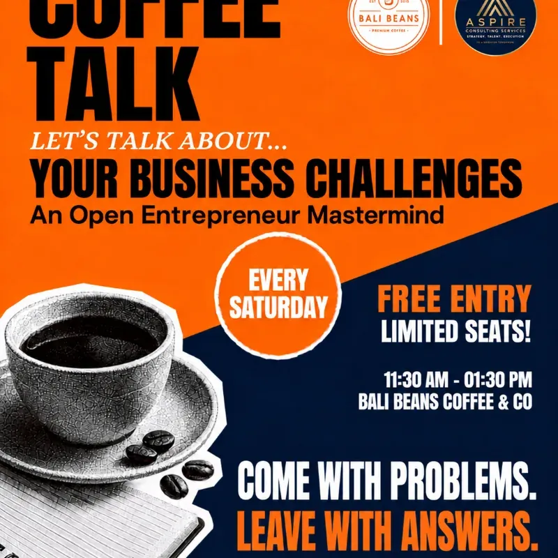 Coffee Talk! Let's Talk About...: Your Business Challenges #7 — афиша