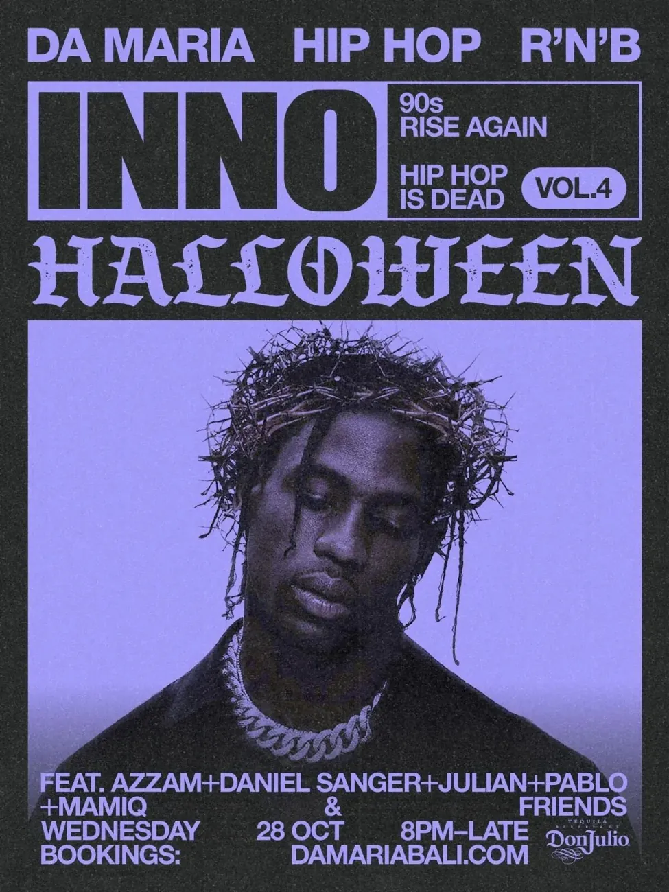 Хэллоуин-вечеринка INNO: Hip Hop Is Dead Vol. 4 — афиша