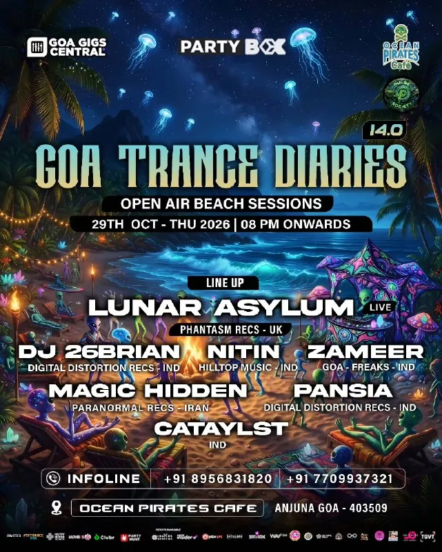 GOA TRANCE DIARIES 14.0 — афиша
