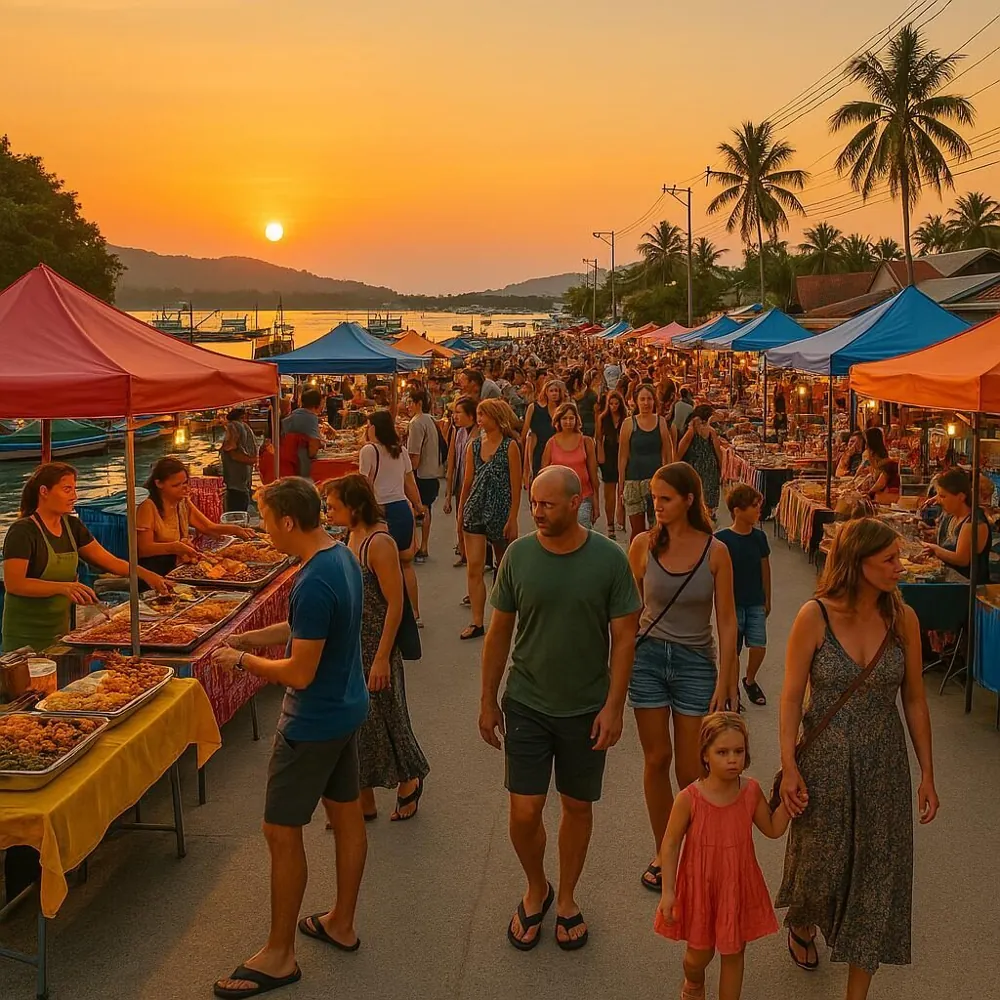 Chaloklum Sunday Market: Sunset Eats, Music & Village Vibes — афиша