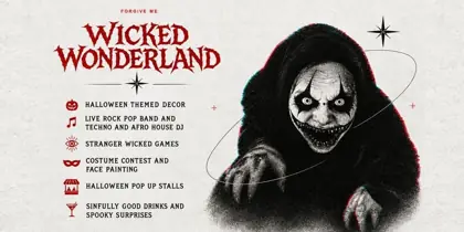 WICKED WONDERLAND - HALLOWEEN NIGHT PARTY — афиша