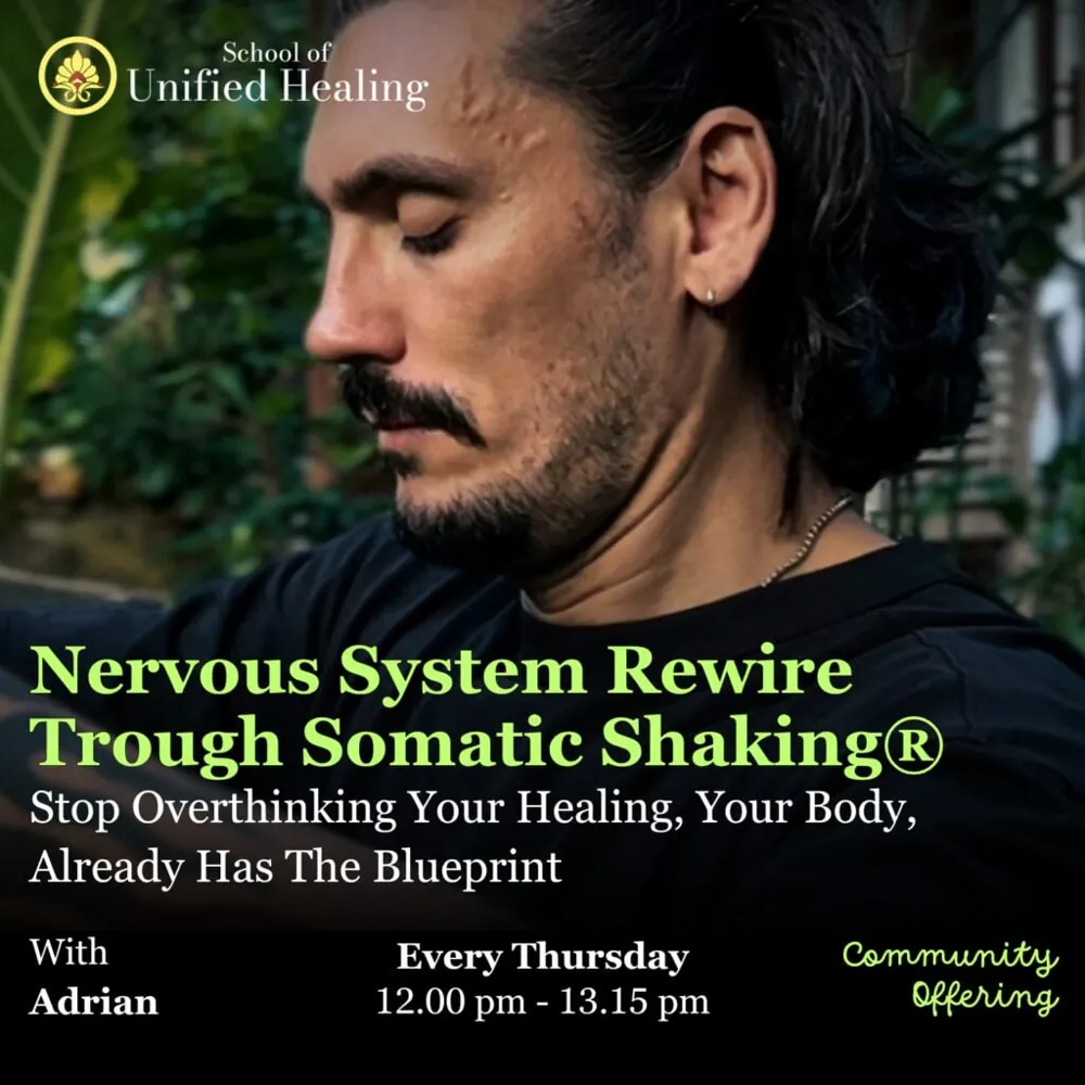 Nervous System Rewire Through Somatic Shaking w/ Adrian — афиша