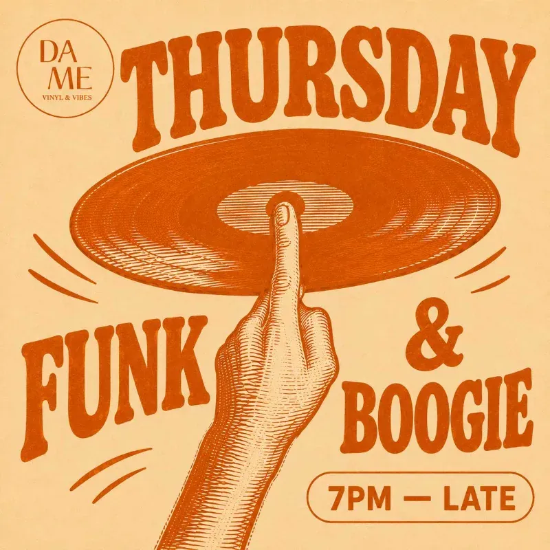 Funk & Boogie Thursdays: Vinyl Dinner In Seminyak — афиша
