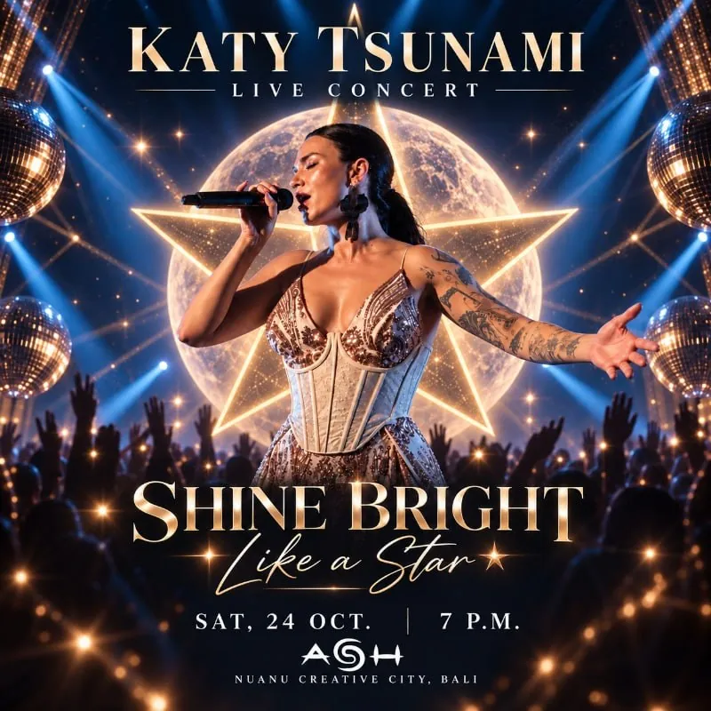 Афиша: Shine Bright Like a Star — Katy Tsunami