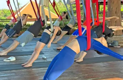 Aerial Yoga w/ Kartana Wayan — афиша