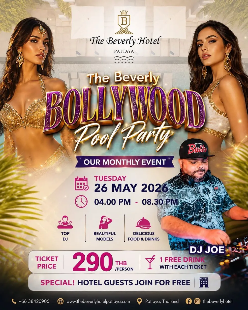 The Beverly Bollywood Pool Party — афиша