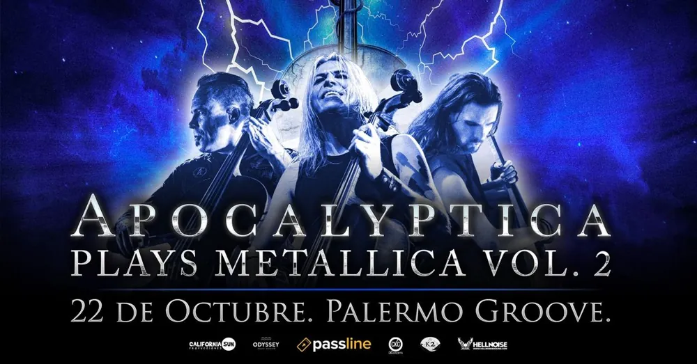 Apocalyptica Plays Metallica Vol 2 en Argentina! — афиша