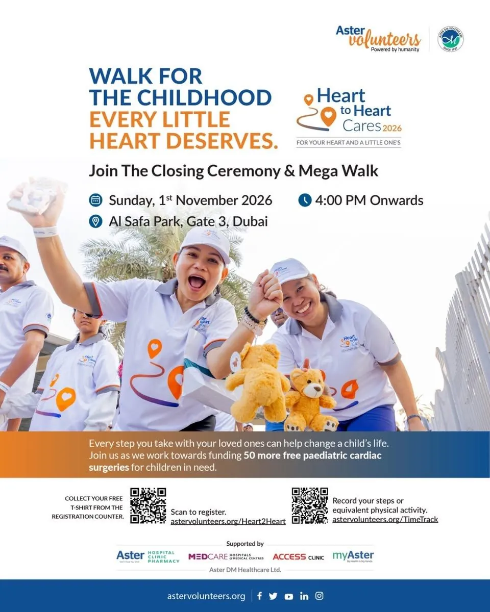Heart2Heart Cares 2026 Closing Ceremony & Mega Walk — афиша