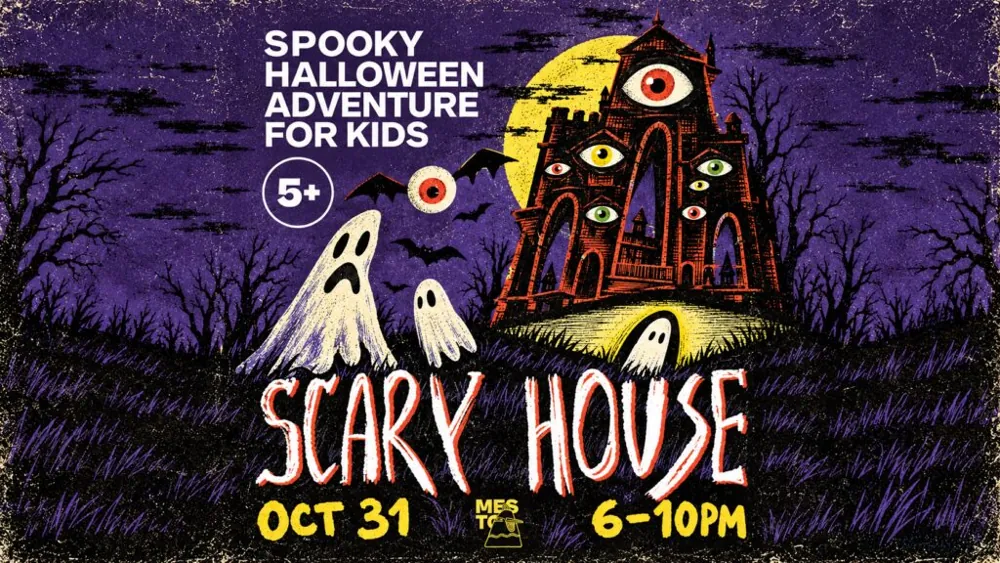Scary House: Halloween Fun for Kids w/ Uli Oops — афиша