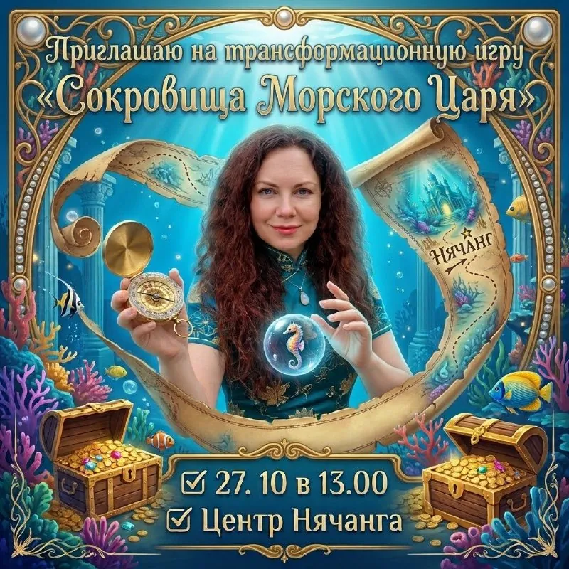 Сокровища Морского Царя — афиша