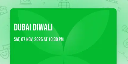 Dubai Diwali — афиша