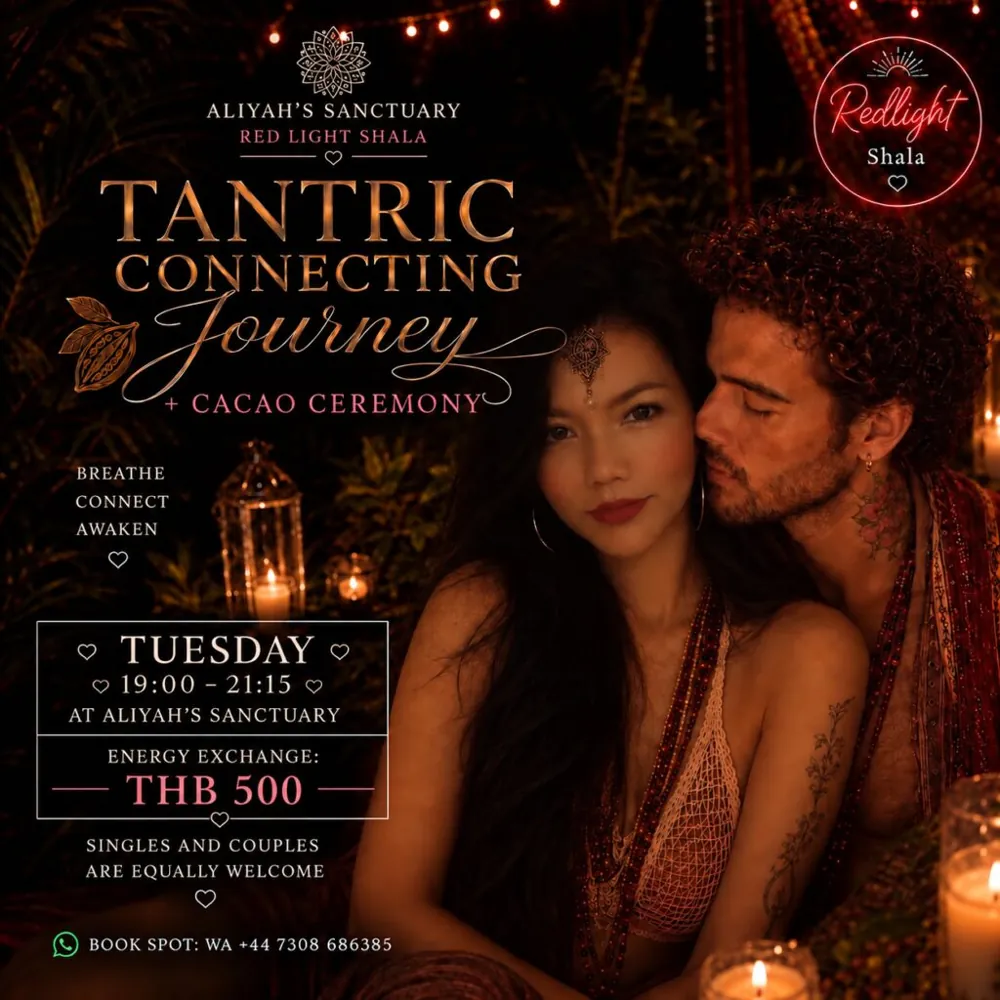 Tantric Connecting Journey + Cacao Ceremony w/ Aliyah — афиша