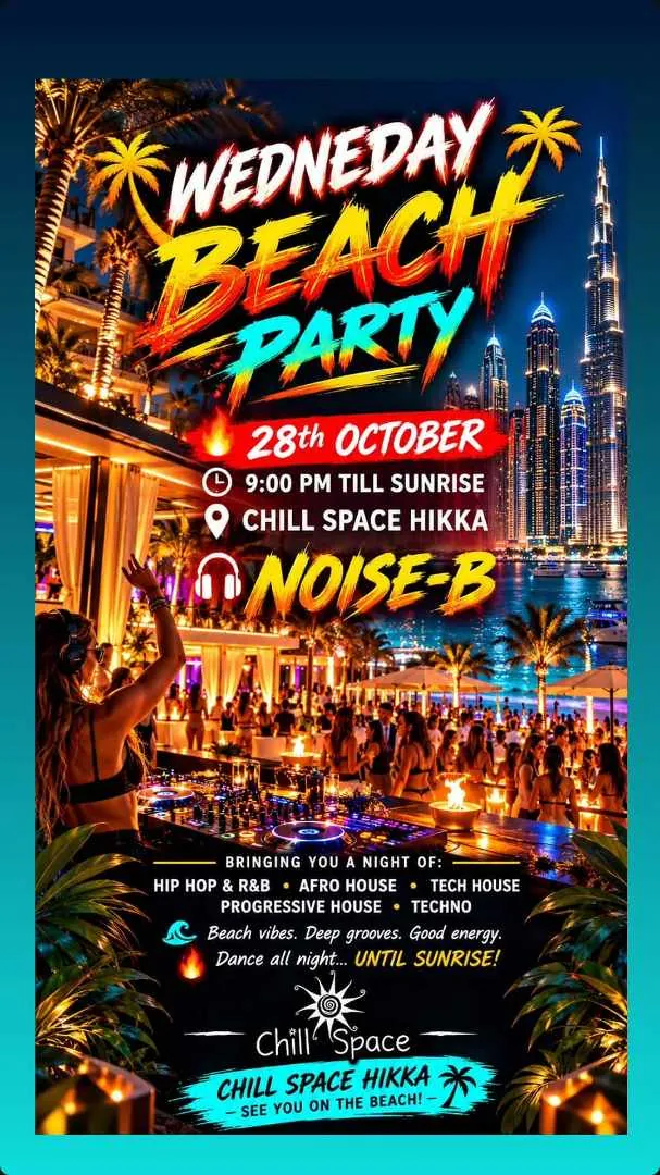 Night Beach Party — афиша