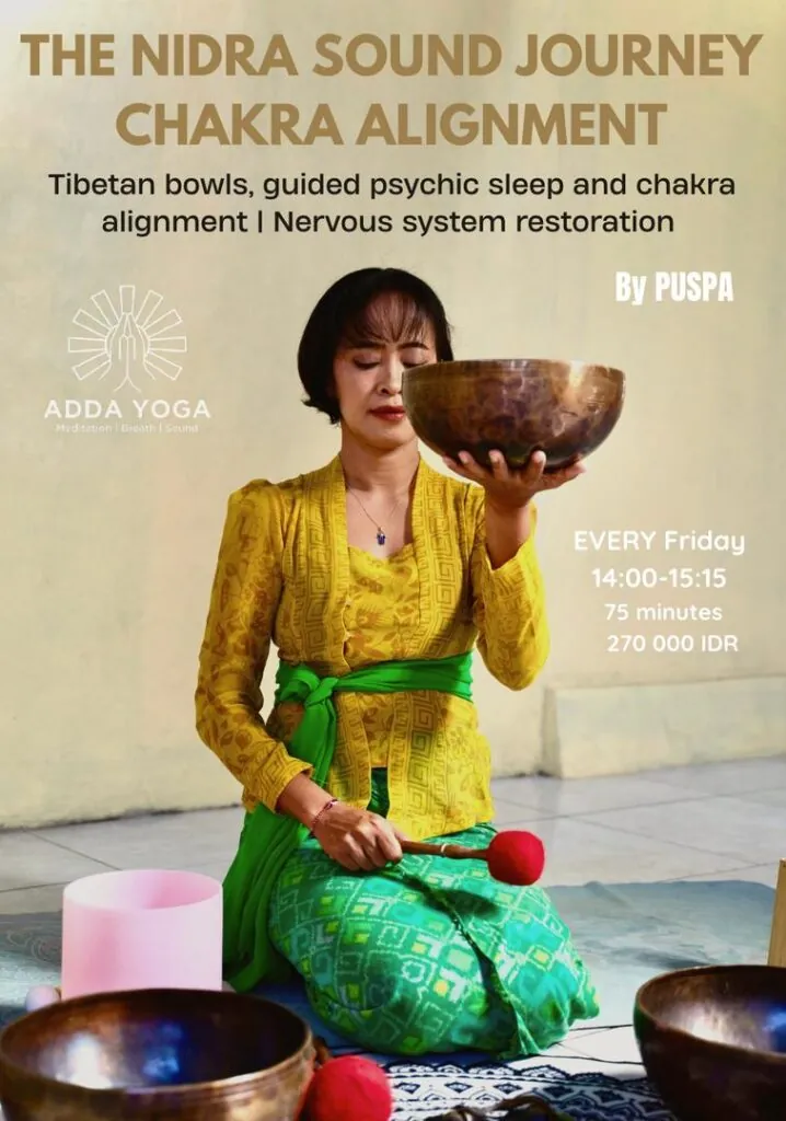 The Nidra Sound Journey: Chakra Alignment w/ Puspa Anom — афиша
