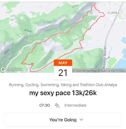 Run MySexyPace длительная в горах 13км (26км) — афиша
