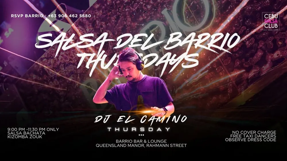 Salsa del Barrio Thursdays — афиша