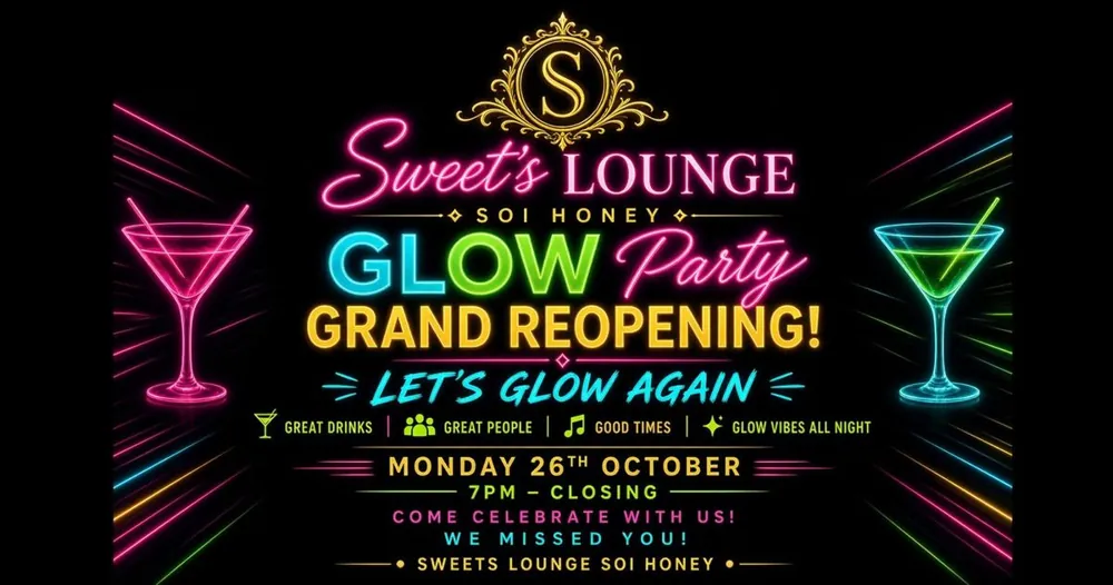 Grand Reopening GLOW Party — афиша