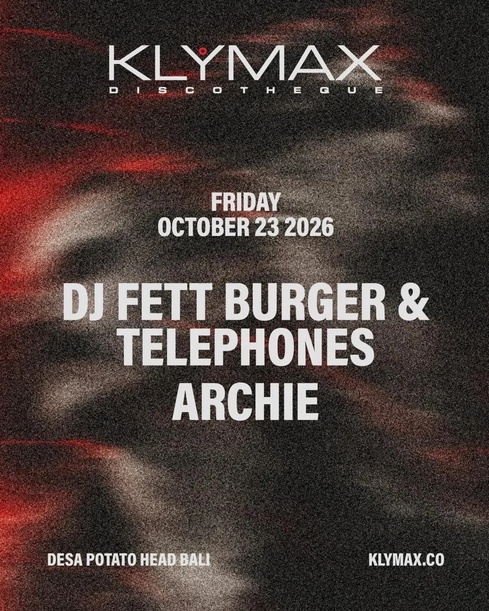Вечеринка Telephones и DJ Fett Burger — афиша