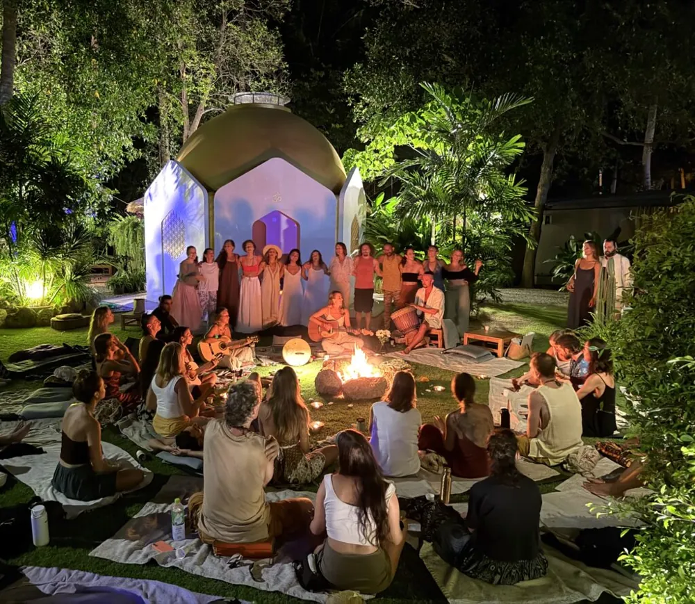 Community Gathering Around the Bonfire — афиша