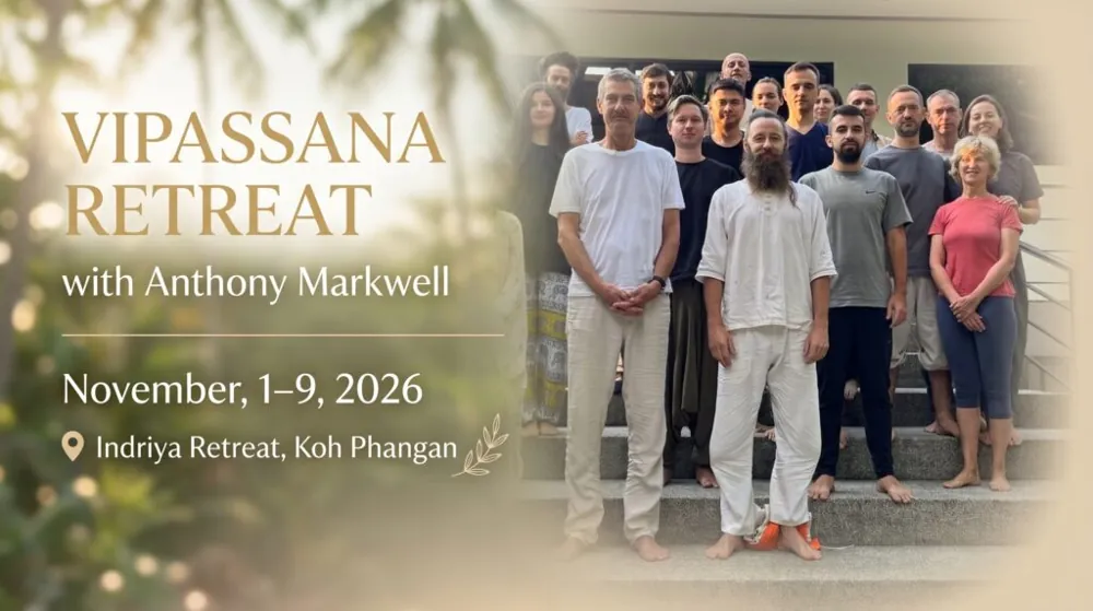 9-Day Vipassana Retreat This November — афиша
