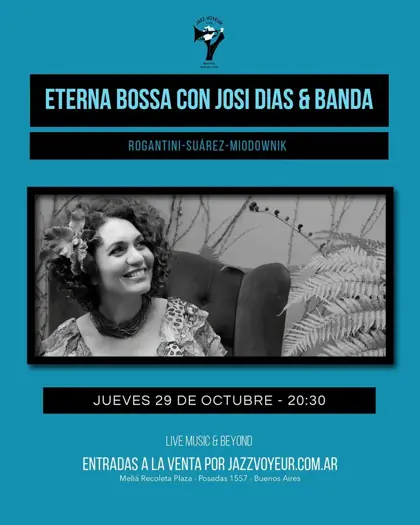 ETERNA BOSSA con Josi Dias & Banda – BLACKIE NIGHT — афиша
