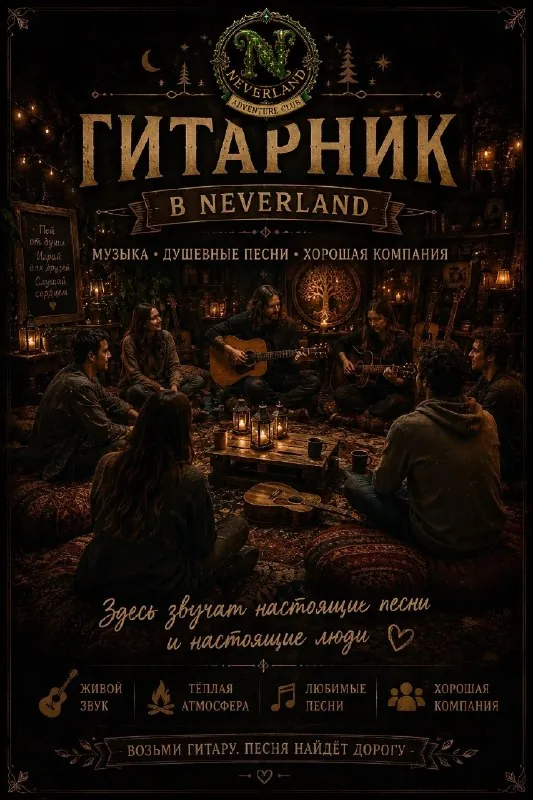 Гитарник в NEVERLAND — афиша