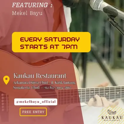 Live Acoustic Night Featuring Mekel Bayu — афиша