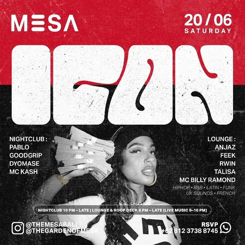 ICON Saturdays Party: Hip-Hop, R&B, Latin & Funk — афиша