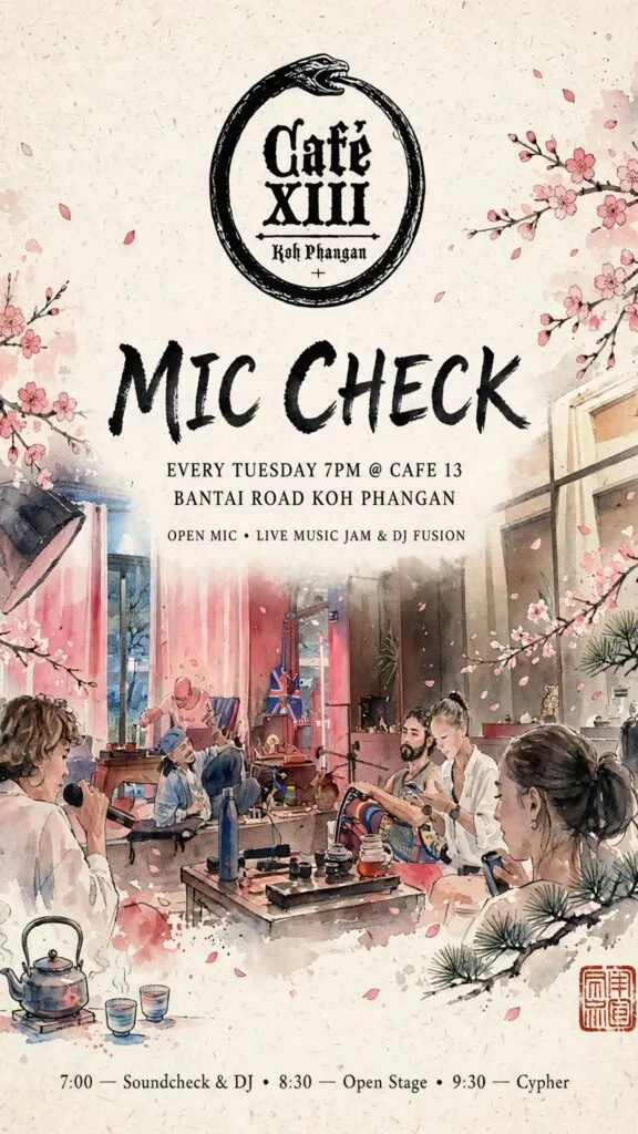 Mic Check & Tea Ceremony w/ Fil — афиша