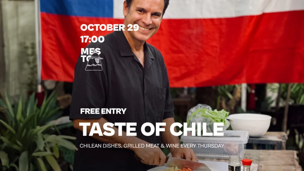 Taste of Chile: Chilean Dishes, Grilled Meat & Wine w/ Erik — афиша