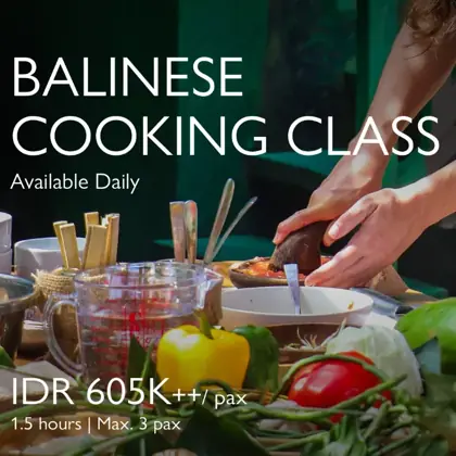 Balinese Cooking Class — афиша