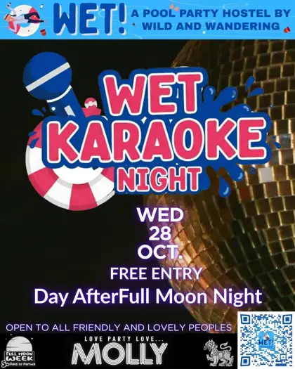 WET Karaoke Night — афиша