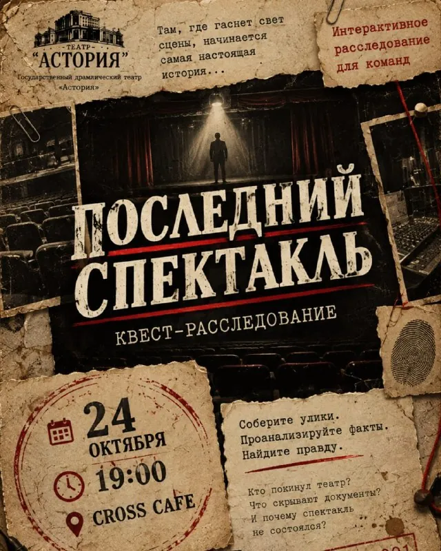 Последний спектакль — афиша