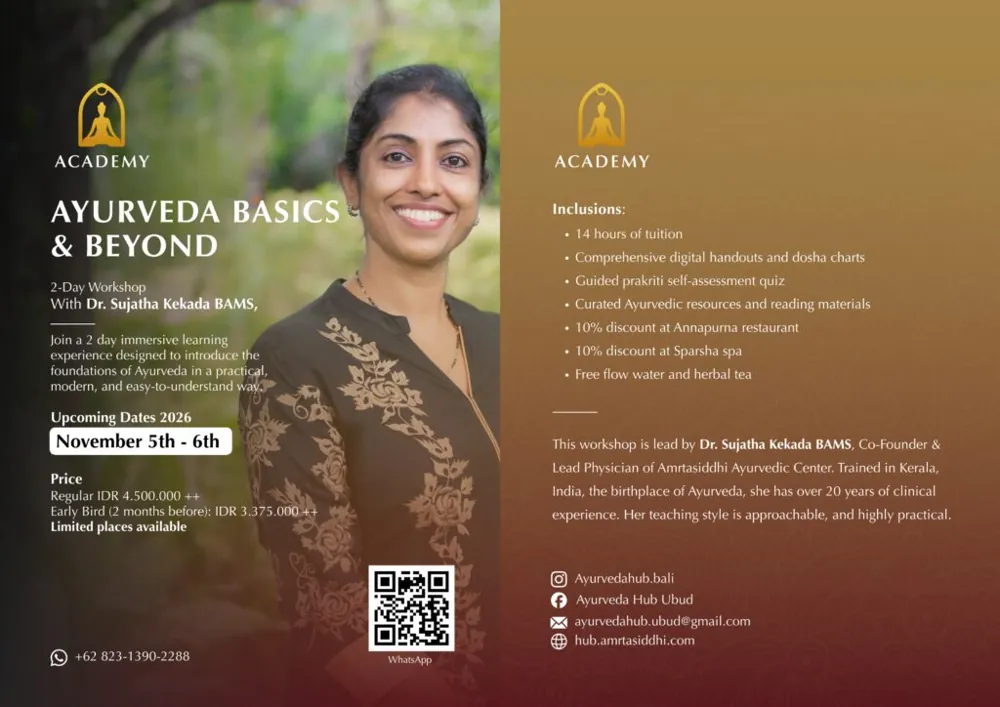 Ayurveda Basics & Beyond — афиша