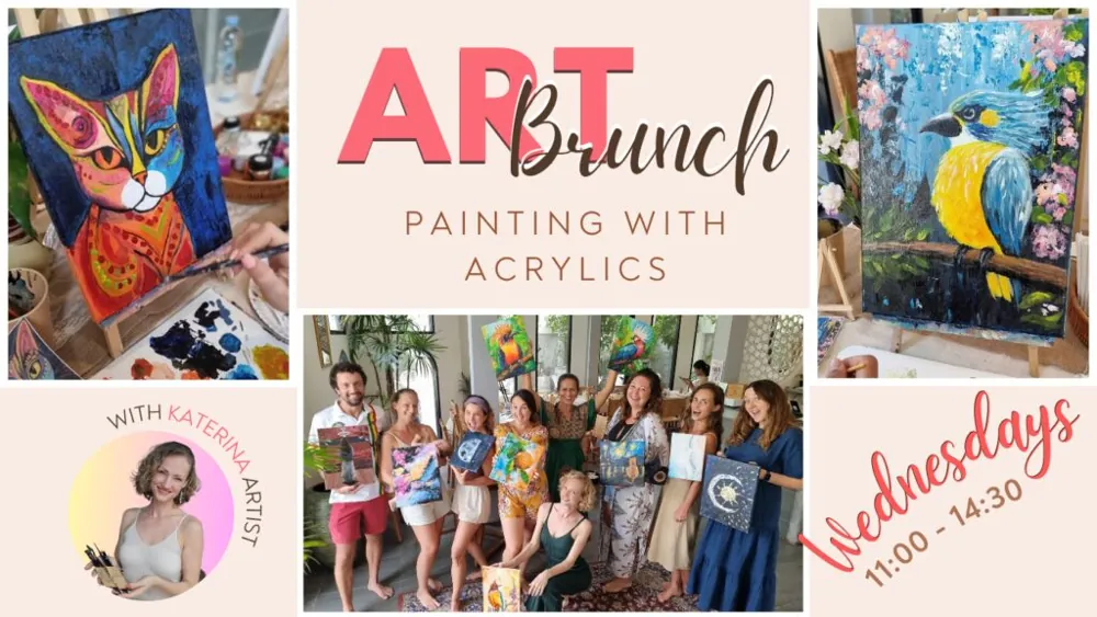 Art-Brunch: Masterclass in Painting with Acrylics (for Adults) — афиша