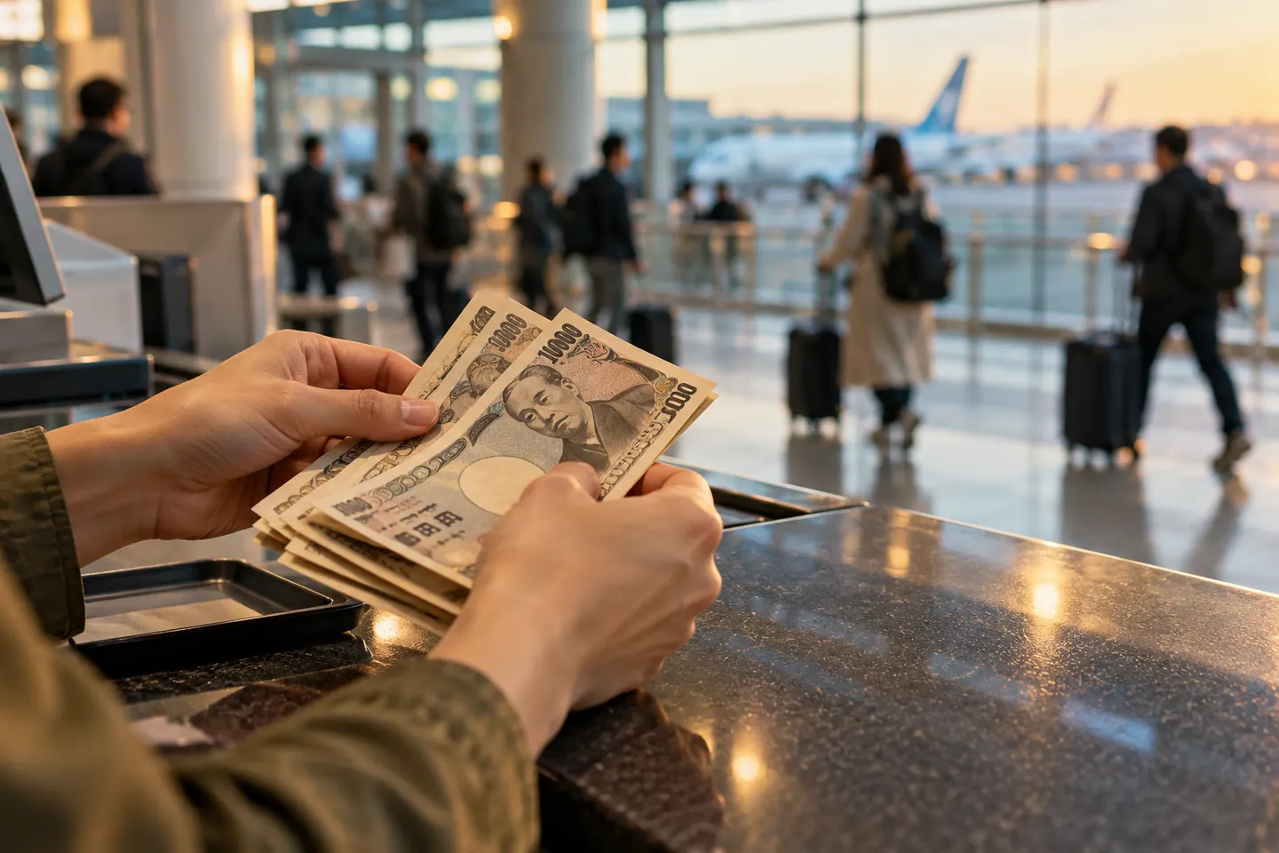 Как обменять доллары или рубли на иены