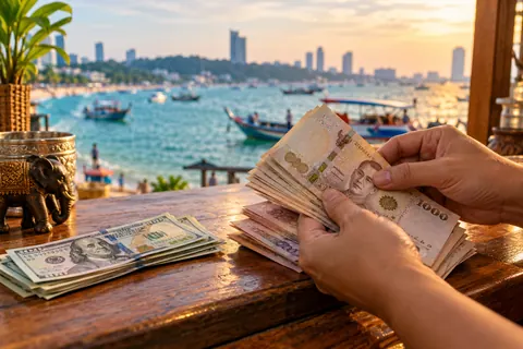 Где в Паттайе выгодно обменять доллары и как поменять рубли или USDT