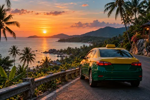 Работают ли на Самуи Grab и Bolt, сколько стоит такси и как передвигаться без байка